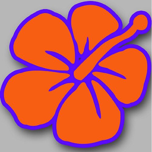 Repère Fleur 5 - 15cm - Sticker/Autocollant