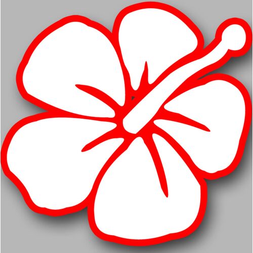 Repère Fleur 1 - 15cm - Sticker/Autocollant