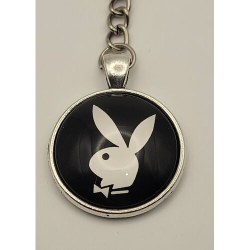 Porte Cles Playboy Noir Et Blanc