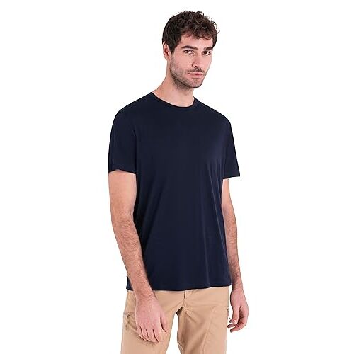 T-Shirt Icebreaker Mérinos 150 Tech Lite Iii Homme L Bleu Marine