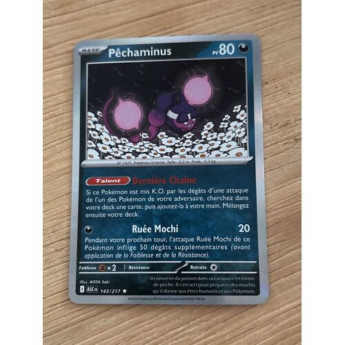 Carte Pokémon – Pêchaminus – 143/217 (Holo Classique)
