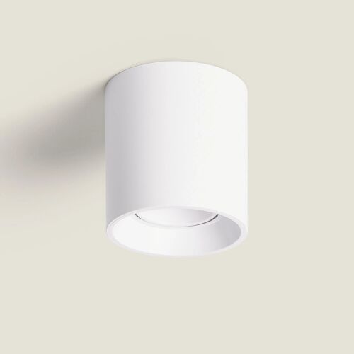 Plafonnier Blanc Quartz Argent