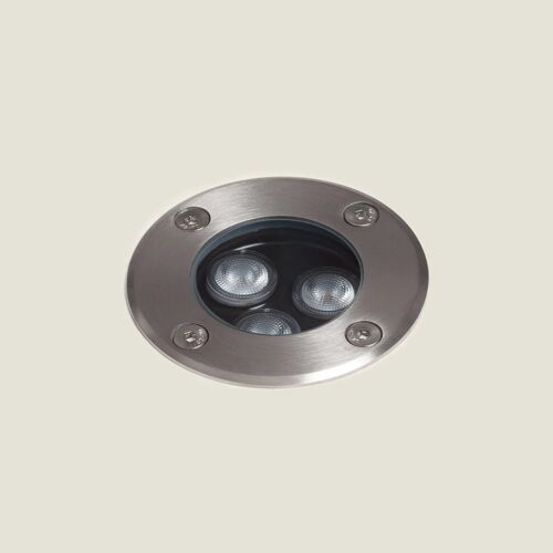 Spot Extérieur Led 3w Solid Encastrable Au Sol Inox Hallo 2700k Blanc Chaud