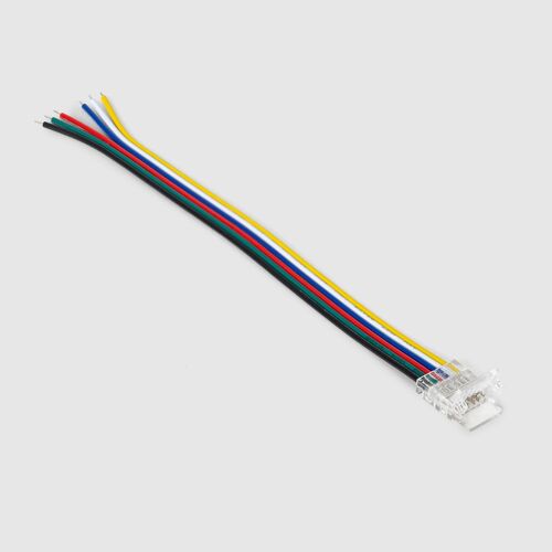 Connecteur Ruban Led 24v Rgb+Cct Smd Largeur 10 Mm Ip20 Avec Câble Rgb + Cct