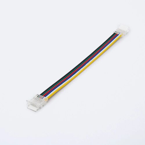 Connecteur Ruban Led 24 V Rgb+Cct Smd Largeur 10 Mm Ip20 Double Avec Câble Rgb + Cct