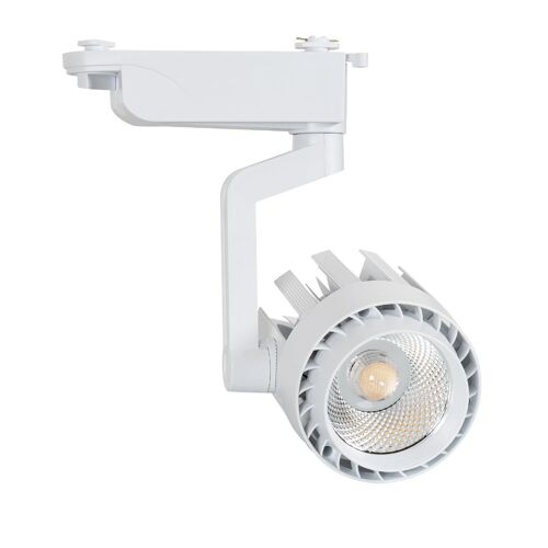 Spot Led Sur Rail Monophasé 30w Dora 3000k - 4000k - 5000k Blanc