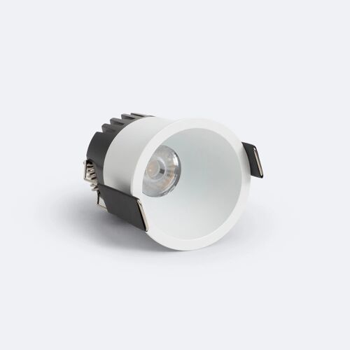 Spot Downlight Led 8w Coupe Ø 52 Mm Mini Deep 2700k Noir Blanc Chaud