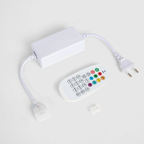 Contrôleur Pour Ruban Led Néon Dimmable 220v Rgb Sflex8 Avec Contrôleur Rf Rgb