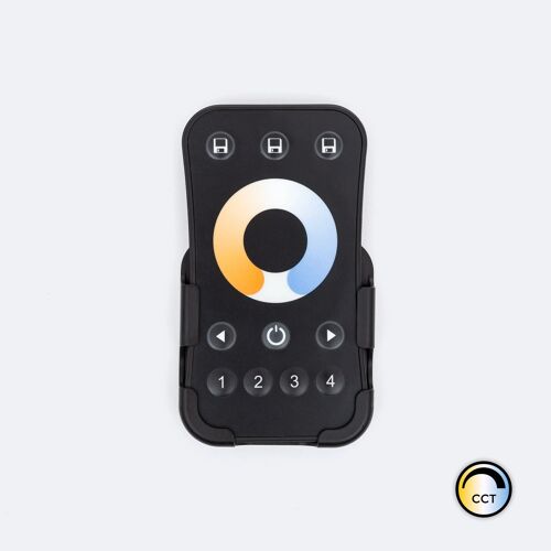 Télécommande Ccp 4 Zones Skydance R12 Pour Contrôleur Rf Noir