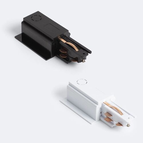 Connecteur 'left Side' Au Résau Pour Rail Triphasé Dali Track Encastré Aluminium Noir