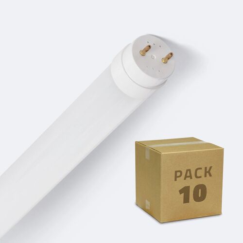 Pack De Tubes Led T8 G13 En Verre 150 Cm Connexion Unilatérale 22w 120lm/W (10 Unités) No Flicker 6000k Blanc Froid Non