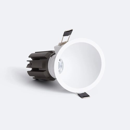 Spot Downlight Led 9w / 12w Conique Inclinaison 20º Areni Coupe Ø 85 Mm 2700k Noir Blanc Chaud 9 W