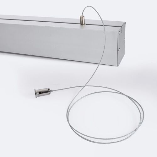 Profilé Aluminium Suspendu Pour Rubans Led Jusqu'à 22 Mm Aluminium 2 M Blanc Translucide