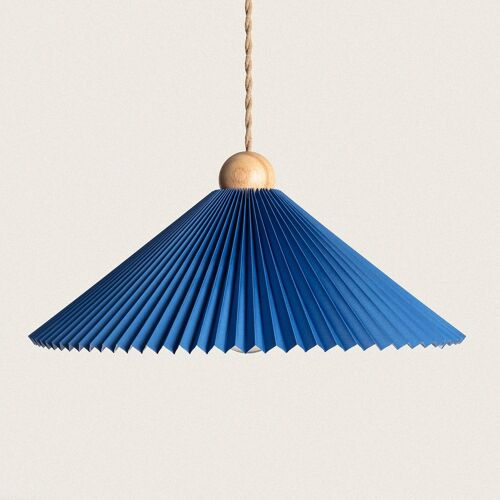 Suspension Bois Et Tissu Luanda Vert