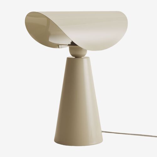 Lampe de table ¿35 cm en fer Conby Tapioca Beige