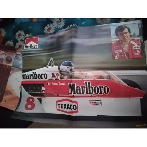 Poster Tambay Mclaren M26 1978