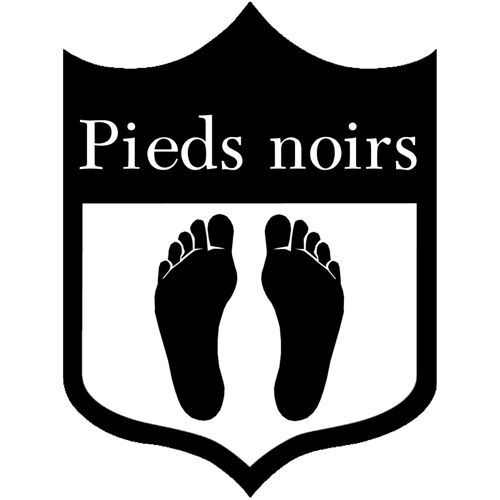 Sticker / Autocollant : Blason Pieds Noirs - 15x11.2cm - Sticker/Autocollant