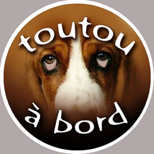 Toutou À Bord - 15cm - Sticker/Autocollant