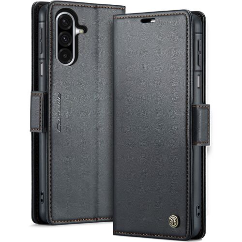 Étui Portefeuille pour Galaxy A17 Collection CaseMe Anti-RFID Noir
