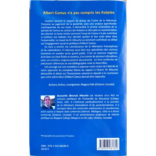 Albert Camus N'A Pas Compris Les Kabiles