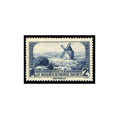 Le Moulin D'Alphonse Daudet À Fontevieille Année 1936 N° 311 Yvert Et Tellier Luxe