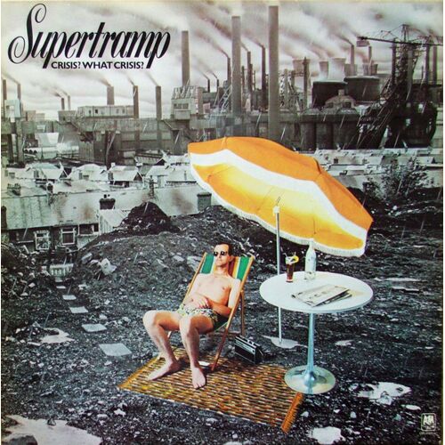 Supertramp "Crisis What Crisis" - Vinyle Lp 1975 (Tres Bon Etat)
