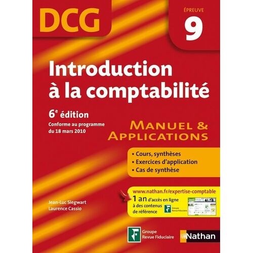 Introduction À La Comptabilité Dcg 9 - Manuel & Applications