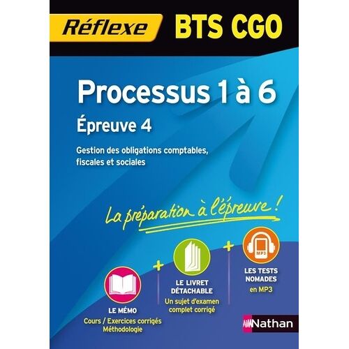 Processus 1 À 6 Epreuve 4 Bts Cgo