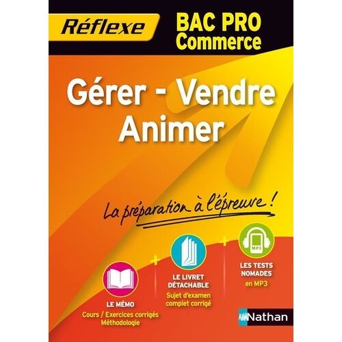 Gérer - Vendre Animer Bac Pro Commerce