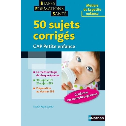50 Sujets Corrigés Cap Petite Enfance
