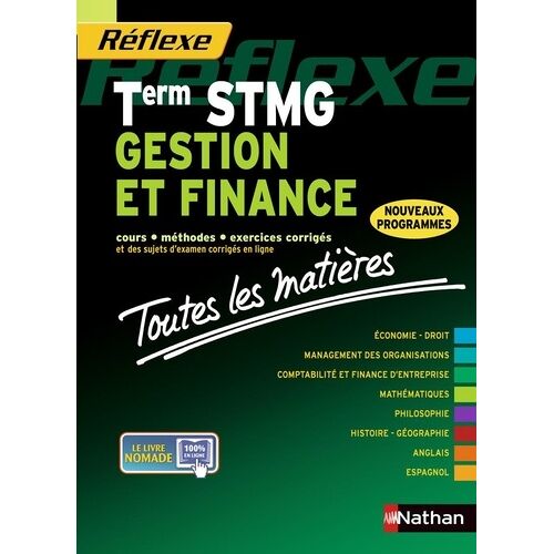 Gestion Et Finance Tle Stmg - Toutes Les Matières