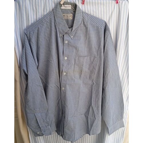 Chemise Homme - " Milford Clan " - A Petites Rayures - Manches Longues - Taille 39/40