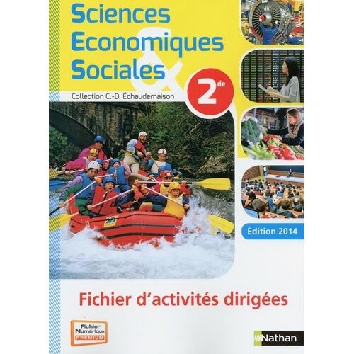 Sciences Economiques Et Sociales 2e - Fichier D'activités Dirigées