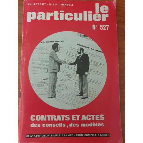 Guide "Le Particulier" N°527 De Juillet 1977