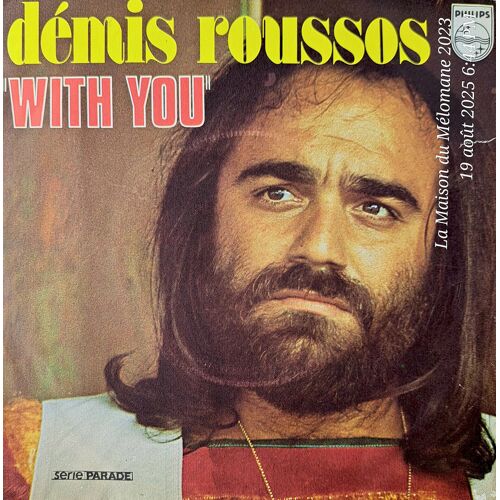 766 Super Top Album Vinyle Original Collection Demis Roussos With You
