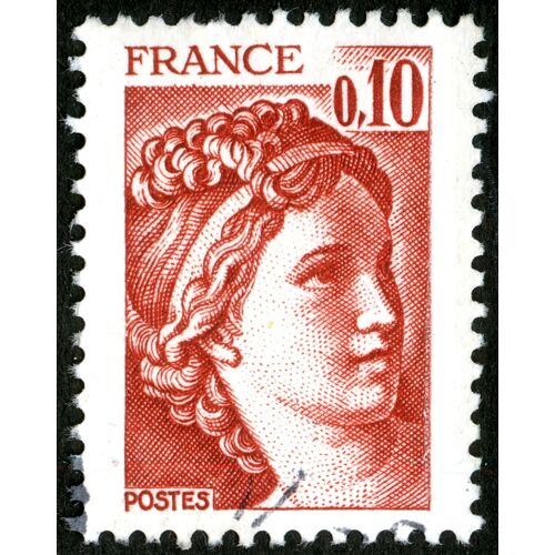 Timbre Oblitéré France , Postes , 0.10