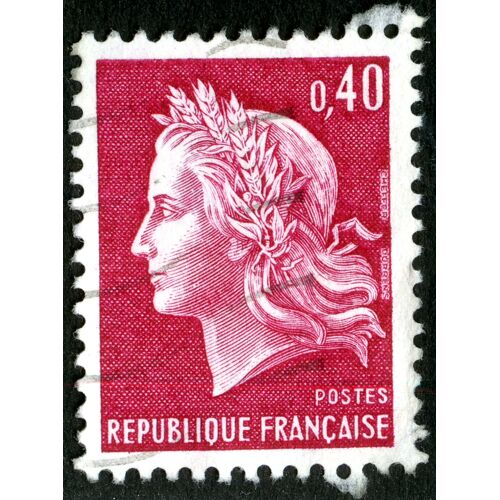 Timbre Oblitéré République Française , Postes , 0.40