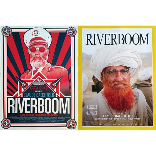 Riverboom (Partners) - Véritable Affiche Recto Verso De Cinéma Roulée - Format 40x60 Cm - De Et Avec Claude Baechtold, Paolo Woods, Serge Michel - Documentaire - 2024