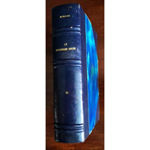 Le Deuxième Sexe De Simone De Beauvoir Tome Ii L'Expérience Vécue Édition Nrf Gallimard De 1949 Reliure Cuir