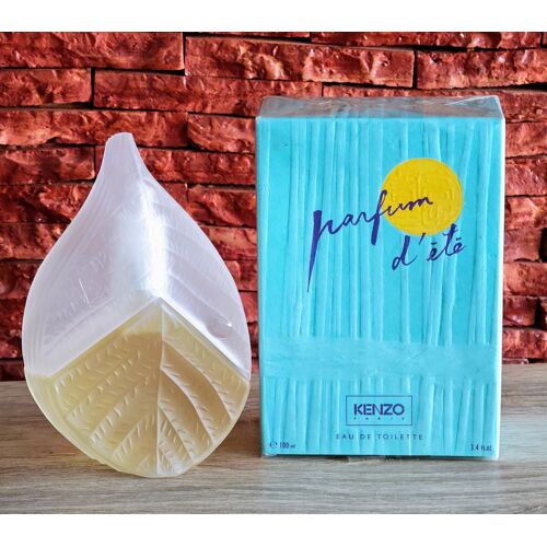 Miniature De Parfum Kenzo Parfum D'Ete 3.4 Fl Oz 100ml Edt Splash 1992 Vintage Flacon Vide