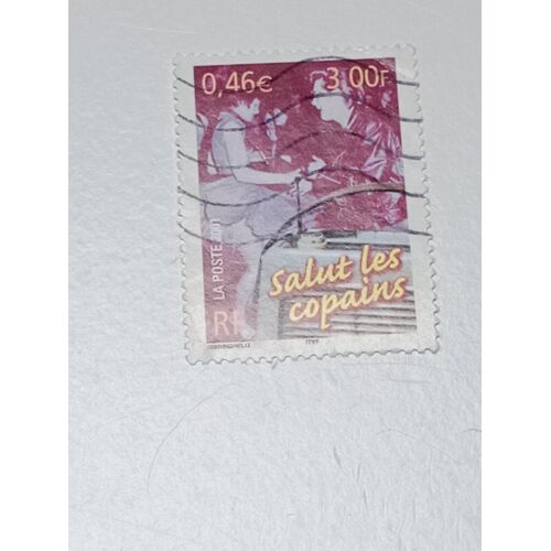 Timbre France 3,00f 0,46 Yvert N°3375 La Radio «Salut Les Copains» Le Siècle Au Fil Du Timbre -De 2001