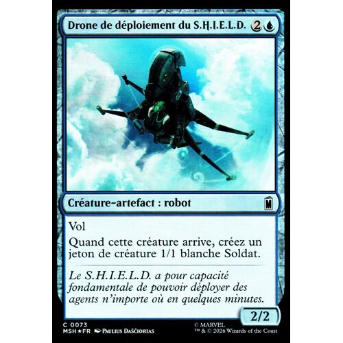 Drone De Déploiement Du S.H.I.E.L.D. - Foil - Magic - Marvel Super Heroes - Vf - C - 73