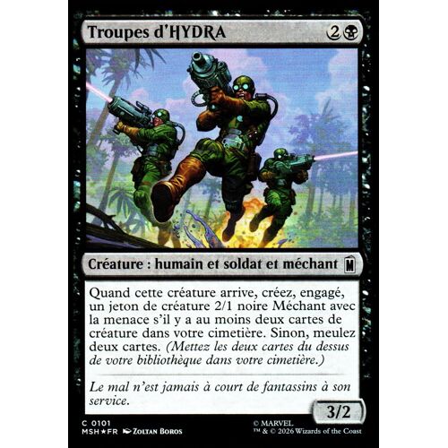 Troupes D' Hydra - Foil - Magic - Marvel Super Heroes - Vf - C - 101