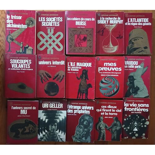 L'Aventure Mystérieuse Lot De 25 Livres