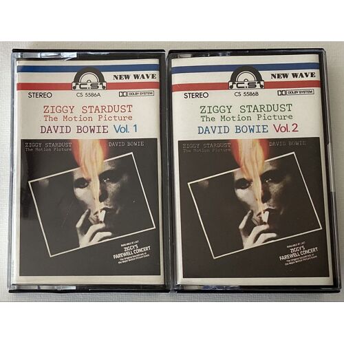 David Bowie - Ziggy Stardust The Motion Picture Vol. 1 & 2 - 2 Tape - 1983