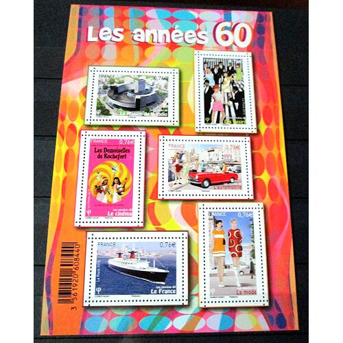 2015. Feuillet F4960: Les Années 60.