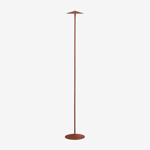 Lampe Sur Pied Led Sans Fil Pour Extérieur En Fer Emilein Rouge Argile