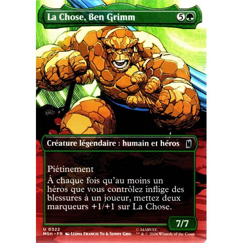 La Chose Ben Grimm - Magic - Marvel Super Heroes - Vf - U - 322 - Visuel Alternatif