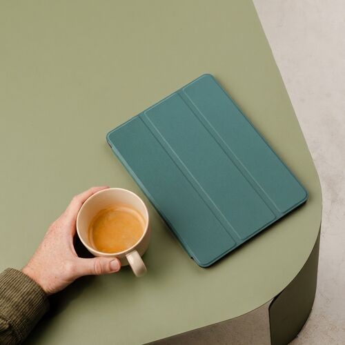 imoshion Coque tablette Trifold Samsung Galaxy Tab S9 11.0 pouces / S10 Lite / S10 FE / S9 FE 10.9 pouces Vert foncé