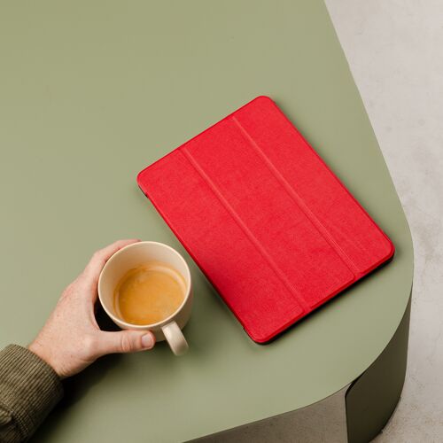 imoshion Coque tablette Trifold Samsung Galaxy Tab A 10.5 (2018) Rouge